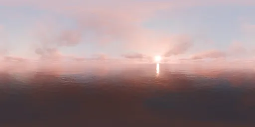 Golden Hour Over Sea