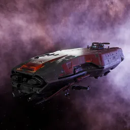 Space ship Nukes Frigate