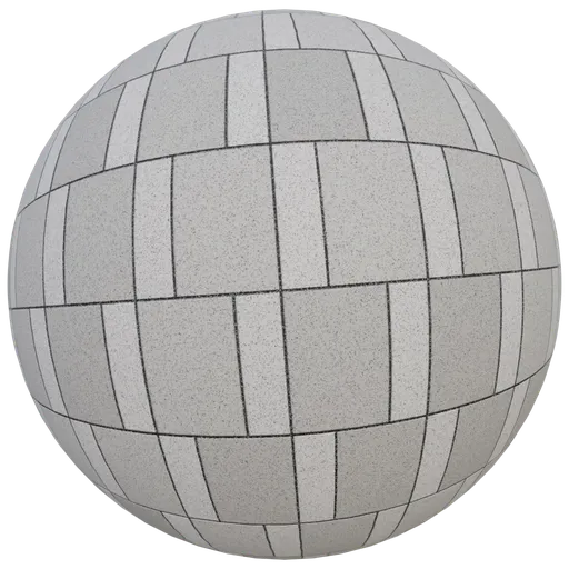White concerete floor
