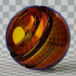 Iridescent Glass Yellow