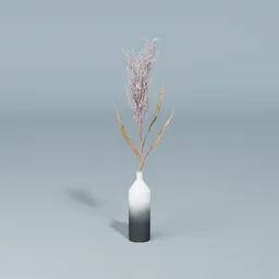 Faux Dried pampas grass