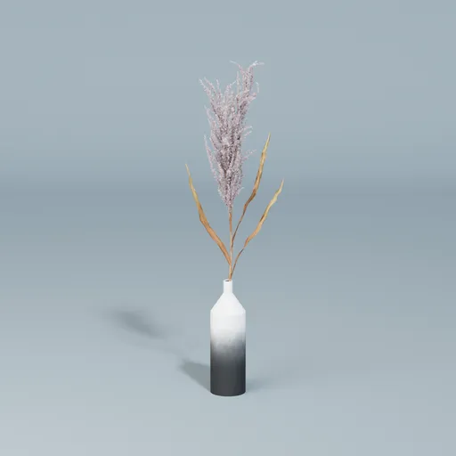 Faux Dried pampas grass