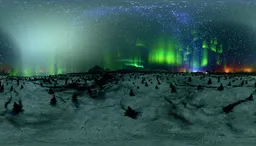 Arctic Aurora Night