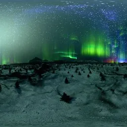 Arctic Aurora Night