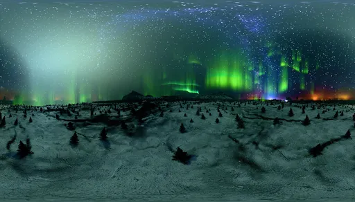 Arctic Aurora Night