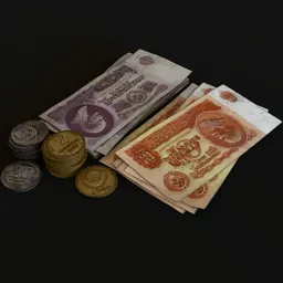 Vintage Soviet Currency Set