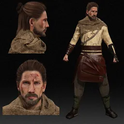 A Male Medieval Character