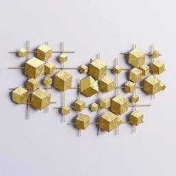 Glam Abstract Wall Decor