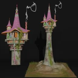 A legendary fairytale tower