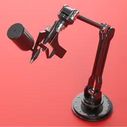 Spraypaint robotic arm