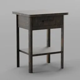 Wood Castle Mia Nightstand