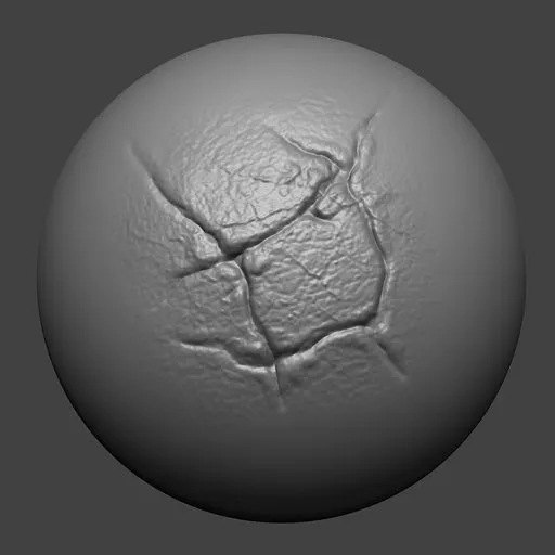 Blender 3D NS Skin Details 09 brush for detailed dragon skin textures in 3D modeling.
