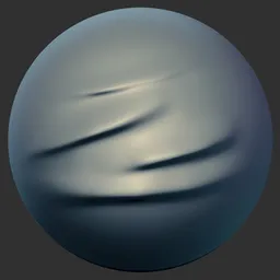 ER_Fabric Brush Cross Ripple Fold