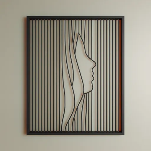 Decorating a Woman Framed Canvas