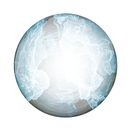 Procedural plasma glass ball