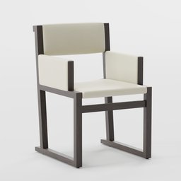 Camerich Emily armchair - white leather