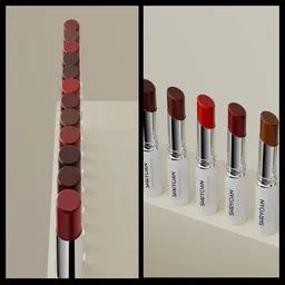 Lipstick all shades creative shot