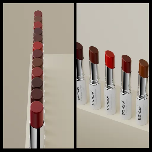 Lipstick all shades creative shot