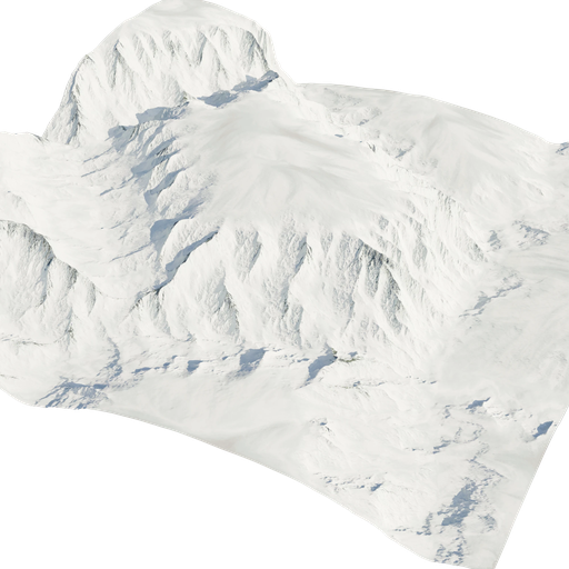 Snowy Alphs Mountains | FREE Terrains Models | BlenderKit