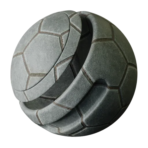 Hexagonal Concrete Pavers