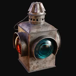 Old Railroad Switching Lamp