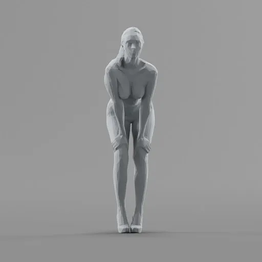 Lowpoly Female Topless