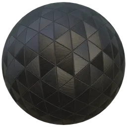 Wood Triangular Blocky Wall