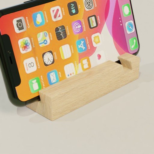 BlenderKit Download the FREE Phone Holder IV model
