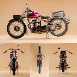 Retro Stylish Motorcycle