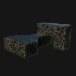 Procedural Stone & Metal Fence Generator