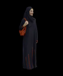 Arab Woman - Abaya & Hijab
