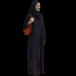 Arab Woman - Abaya & Hijab