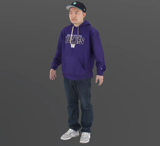 Male Hoodie Standing