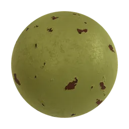 Procedural Peeled car paint