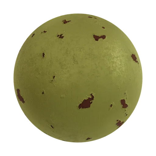Procedural Peeled car paint