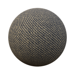 High-resolution PBR dark yellow gabardine fabric texture for 3D rendering.