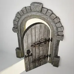 Medieval Norman Door 1