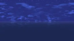 Anime starry sky with clouds