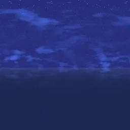 Anime starry sky with clouds