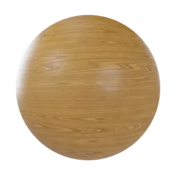 Seamless Procedural Wood Texture for 3D models, customizable in Blender, perfect for PBR material workflows.