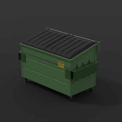 Clean Trash Container