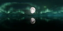 Aurora Fog Moon