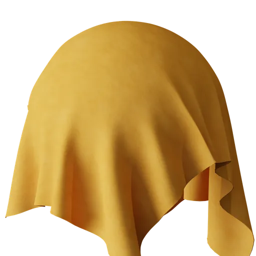 Light Orange Soft Suede Fabric